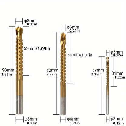 Drill Master Pro: Pack x6 Brocas Escalonadas